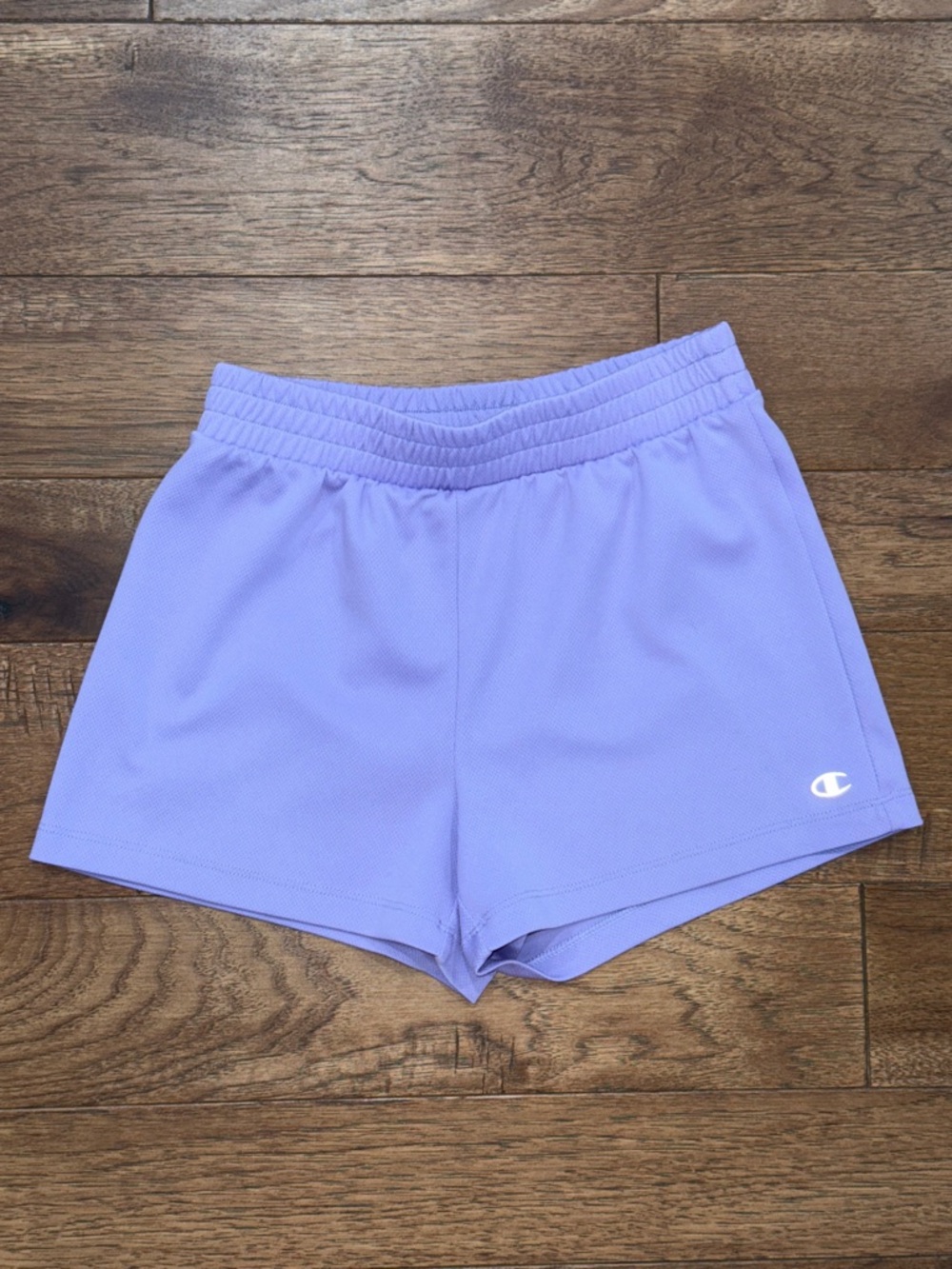 Champion Girls Mesh Purple Pull On Shorts - Size S (7/8)
